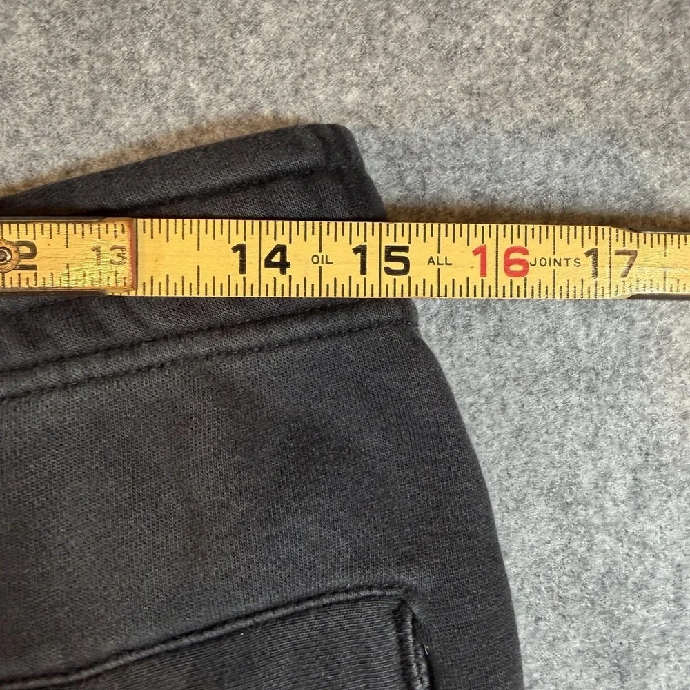 Nike Jogger Pants Mens Medium Black Fleece Athletic Sweatpants Cuffed 716830-010